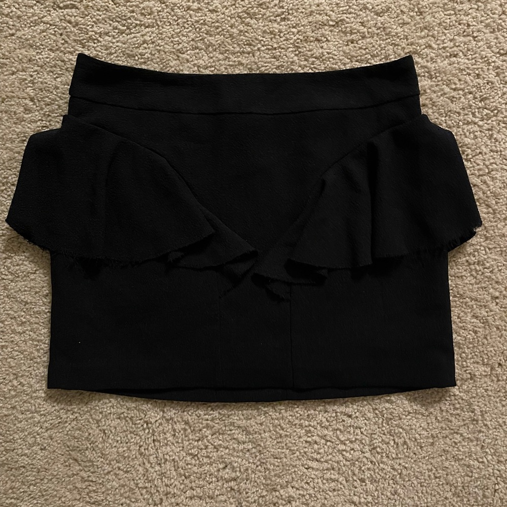 Black Peplum Skirt Size 4